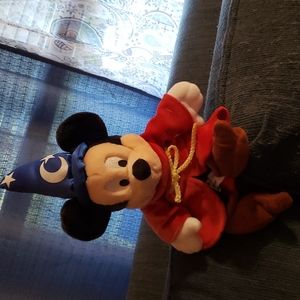 13 inches tall mickey mouse sorcery Bennie baby